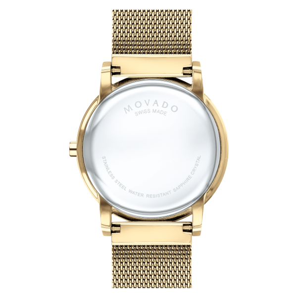 Movado Museum Classic 0607396  , 40mm Yellow Gold PVD - finished stainless Steel - Image 3